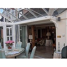 Gabel Fronted Conservatory with Visi-Doors 